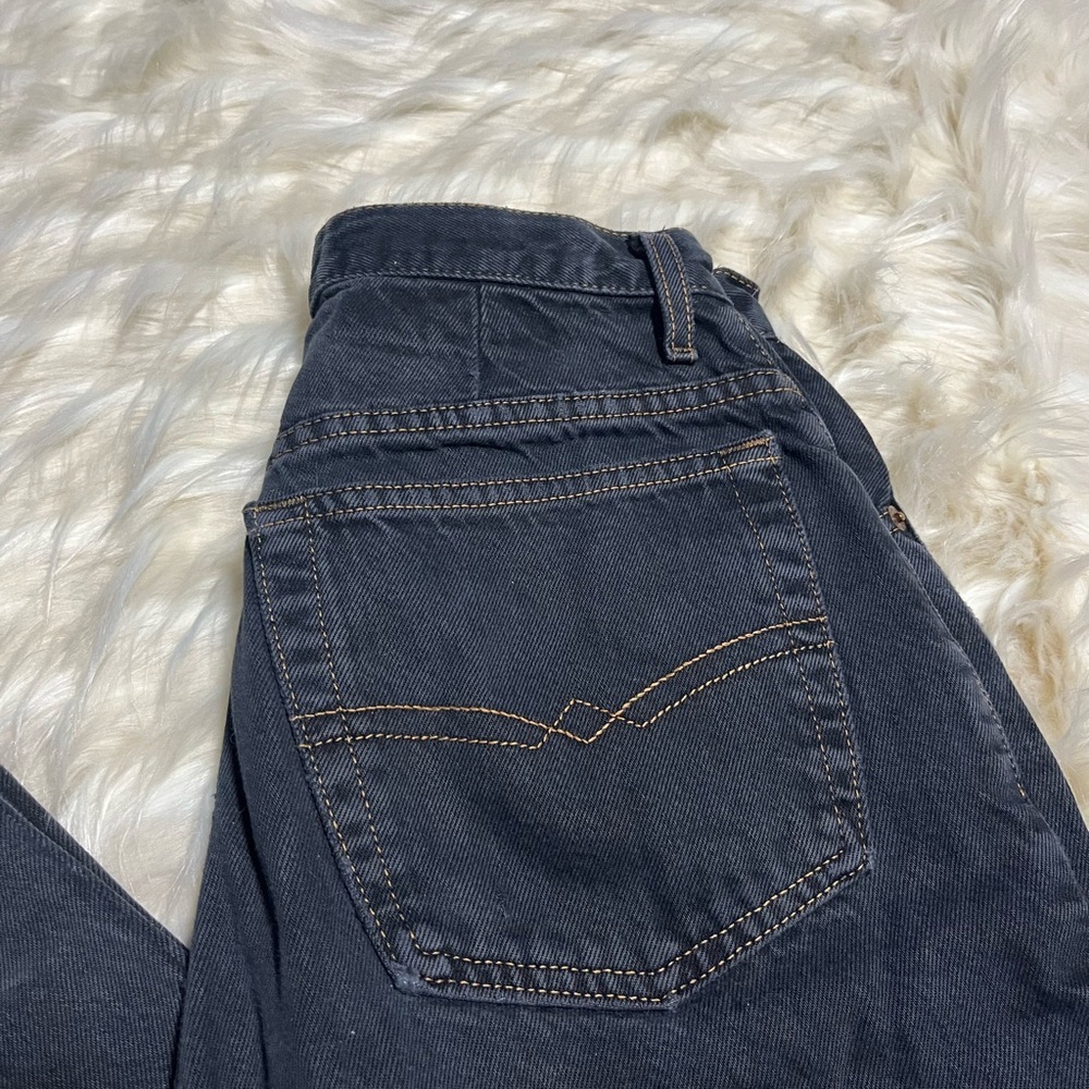 Ikeda Vintage Baggy Jeans Women's 24x32 High Rise Loose Fit Black - Picture 4 of 5